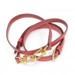 Louis Vuitton Red Leather Adjustable Shoulder Strap for Epi Leather Bag