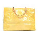 Louis Vuitton Reade GM Beige Vernis Leather Shoulder Hand Bag