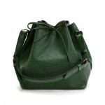 Louis Vuitton Petit Noe Green Epi Leather Shoulder Bag