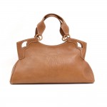 Cartier Marcello de Cartier Brown Calf Leather Hand Bag