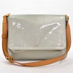 Louis Vuitton Silver Vernis Leather Thompson Street Shoulder Bag