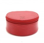 Louis Vuitton Ecrin Bijoux Red Epi Leather Jewelry Case