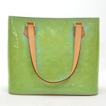 Louis Vuitton Blue Vernis Leather Houston Shoulder Bag