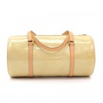 Louis Vuitton Bedford Beige Vernis Leather Hand Bag