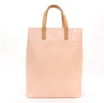 Louis Vuitton Pink Vernis Leather Reade MM Hand Bag