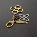 Louis Vuitton Bijou De Sac Tapage Gold Tone Key Chain / Charm