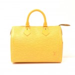 Louis Vuitton Speedy 25 Yellow Epi Leather City Hand Bag