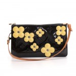 Louis Vuitton Lexington Flower Black Vernis Leather Handbag - 2001 Limited