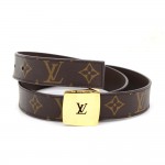 Louis Vuitton Ceinture LV Cut Monogram Canvas Belt Size 80/32