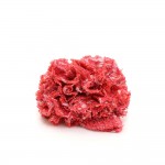 Chanel Red  x Gray Large Flower Brooch Pin