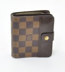 Louis Vuitton Damier Canvas Zipper Vompact Wallet D34