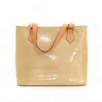 Louis Vuitton Houston Beige Vernis Leather Shoulder Bag