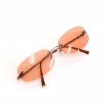 Chanel Frameless Brown Sunglasses