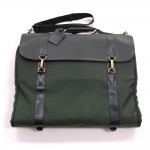 Louis Vuitton Portable Gibeciere Green Ardoise Taiga Leather Large Garment Travel Bag