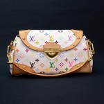 Louis Vuitton Marilyn White Multicolor Monogram Canvas Hand Bag