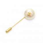 Chanel Gold Tone Pin Brooch