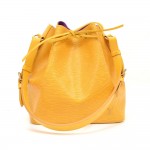 Vintage Louis Vuitton Petit Noe Yellow Epi Leather Shoulder Bag