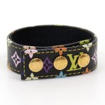 Louis Vuitton Black Multicolor Monogram Canvas Bracelet