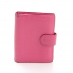 Chanel Pink Caviar Leather Bi-fold Wallet