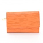 Louis Vuitton Multicles 6 Orange Epi Leather Key Case