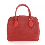 Louis Vuitton Sablon Red Epi Leather Hand Bag