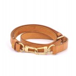 Louis Vuitton Brown Cowhide Leather Adjustable Shoulder Strap