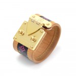 Louis Vuitton Bracelet Serrure S Multicolore Black Multicolor Monogram Bracelet Bangle
