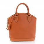 Louis Vuitton Lockit Brown Nomade Leather Handbag