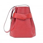 Louis Vuitton Sac Depaule PM Red Epi Leather Shoulder Bag