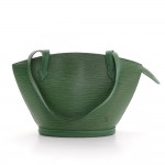 Louis Vuitton Saint Jacques PM Green Epi Leather Shoulder Bag Long Strap