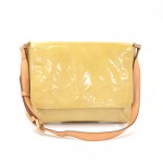 Louis Vuitton Thompson Street Beige Vernis Leather Shoulder Bag