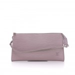 Louis Vuitton Pochette Accessories Lilac Epi Leather Hand Bag