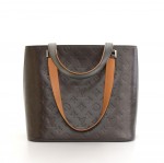 Louis Vuitton Stockton Black Monogram Matt Leather Shoulder Bag