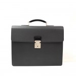 Louis Vuitton Robusto 2 Compartments Ardoise Taiga Leather Briefcases