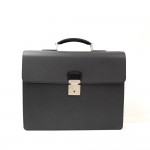 Louis Vuitton Robusto 2 Compartments Ardoise Taiga Leather Briefcases