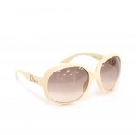 Christian Dior Glossy 1 N5A02 White Sunglasses + Case