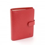Louis Vuitton Agenda Functionnel MM Red Epi Leather Agenda Cover