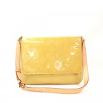 Louis Vuitton Thompson Street Beige Vernis Leather Shoulder Bag