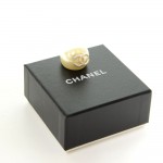 Chanel White Pearl Coating Ring