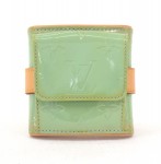 Louis Vuitton Blue Vernis Leather Bracelet Coin Case