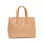 Louis Vuitton Reade PM Brown Noisette Vernis Leather Hand Bag