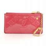 Louis Vuitton Pink Vernis Leather Key Chain Coin Case
