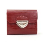 Louis Vuitton Red Epi Leather Portefeuille Joey Wallet LA806