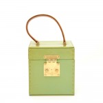 Louis Vuitton Bleeker Green Vernis Leather Cosmetic Case HandBag