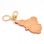 Louis Vuitton Porte Cles Brown Leather Murakami Panda Key Holder -  Limited
