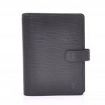 Louis Vuitton Black Epi Leather Agenda Fonctionnel MM F430