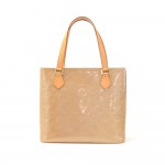 Louis Vuitton Houston Brown Noisette Vernis Leather Shoulder Bag