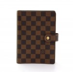 Louis Vuitton Agenda MM Damier Canvas Agenda Cover