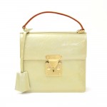 Louis Vuitton Spring Street Light Green Vernis Leather Hand Bag