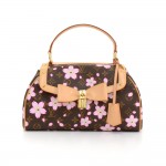 Louis Vuitton Sac Retro PM Cherry Blossom Monogram Canvas Murakami Hand Bag - 2003 Limited